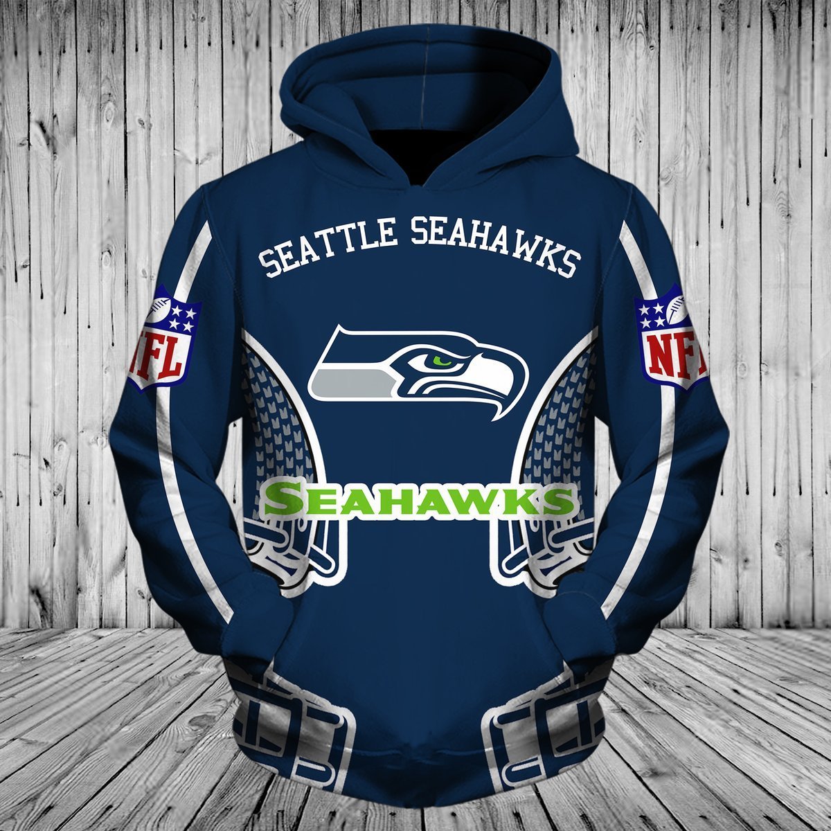 SEAHAWKS 3D HOODIE 19