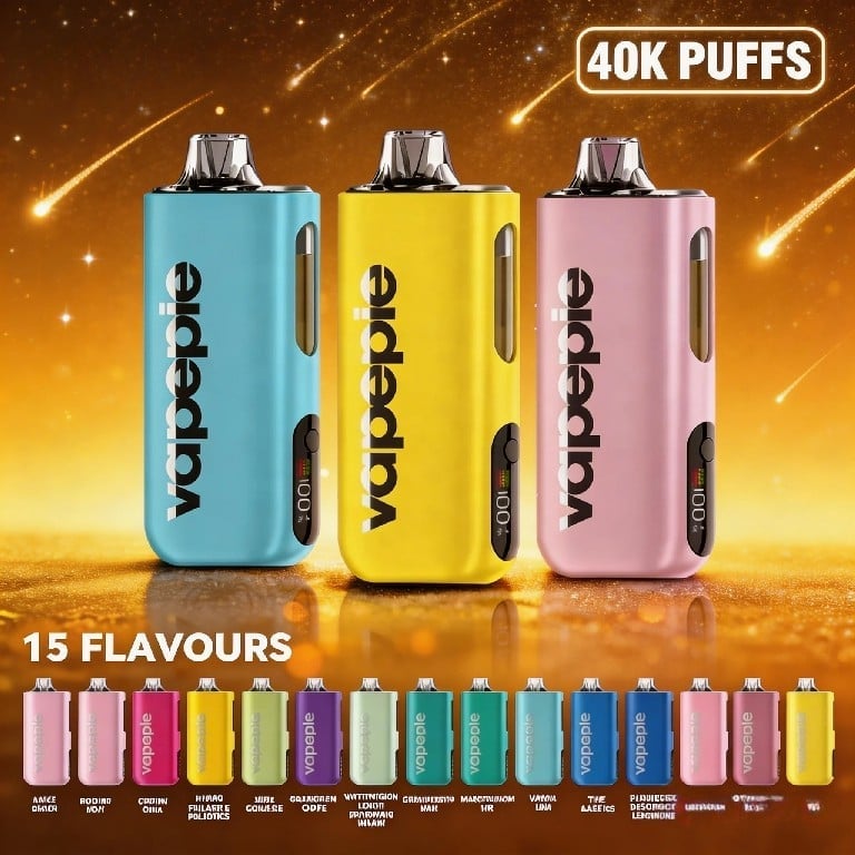 VAPEPIE Max 40000 Puffs - No Burnt Taste - The World's Slimmest Vape!