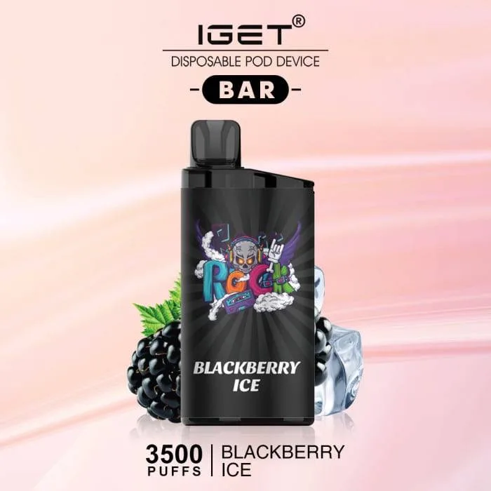 IGET Bar 3500 Puffs - Blackberry-Ice