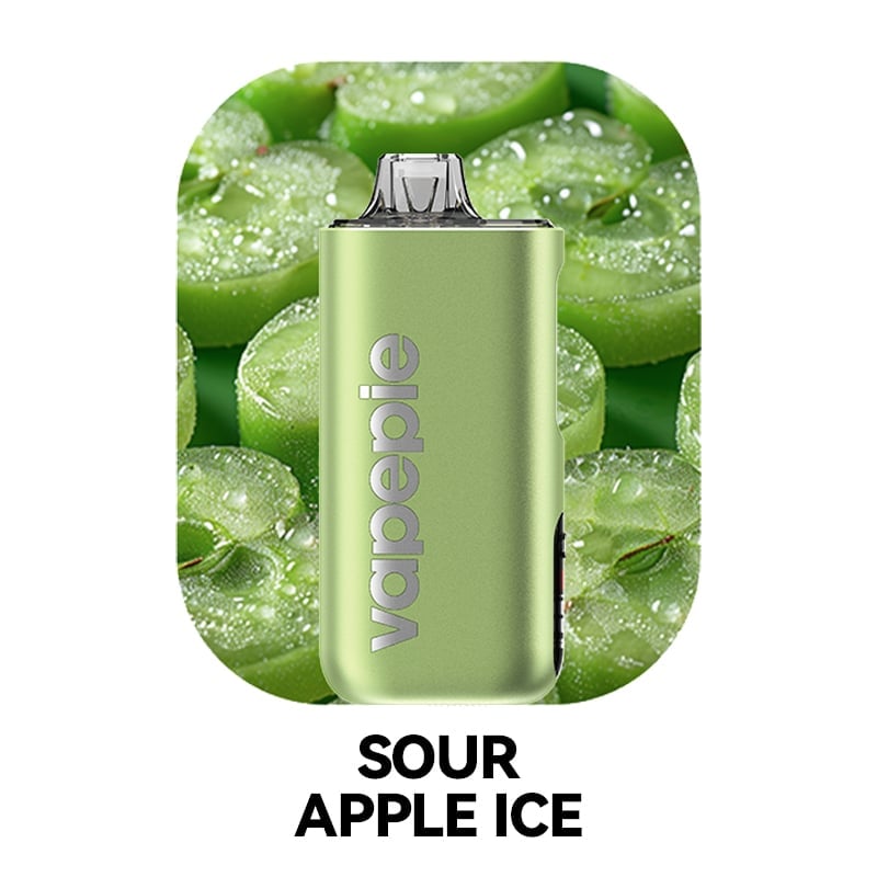 Sour Apple Ice Flavor Vape | Vapepie Max 40000 Puffs High-Capacity