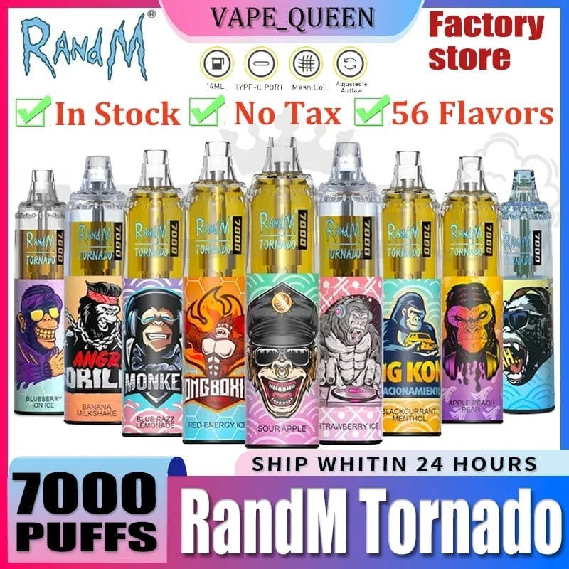 RM TORNADO 7000 AIRFLOW CONTROL SERIES  VAPE DEVICE