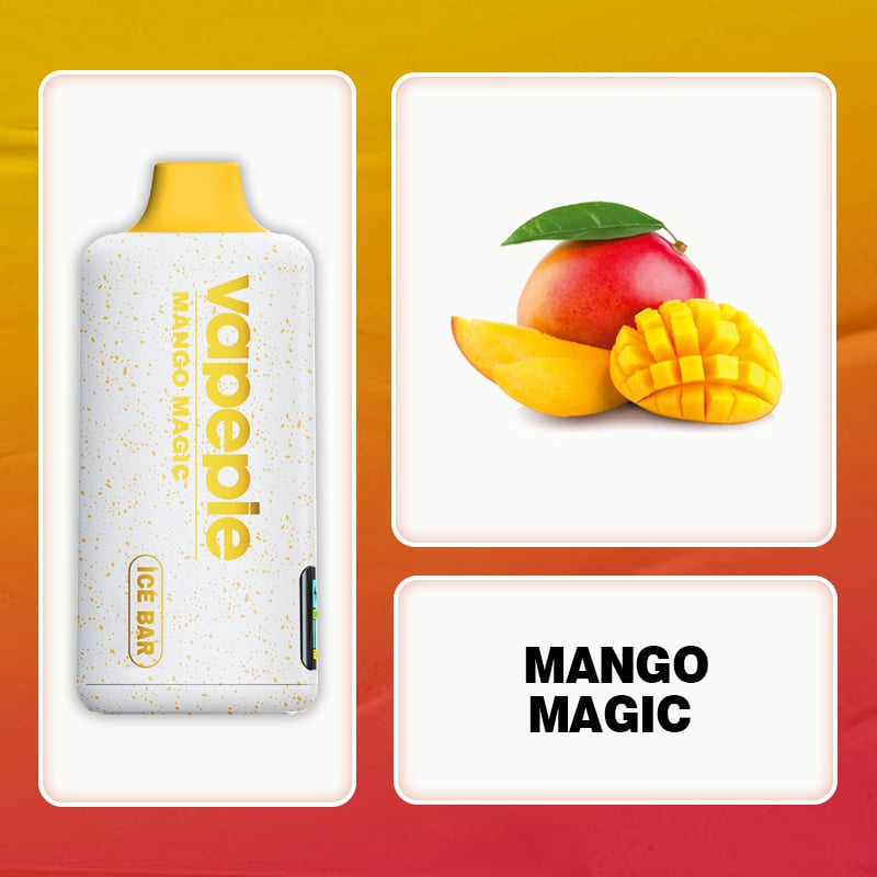 🆕VAPEPIE PowerGo 9800PUFFS-MANGO MAGIC