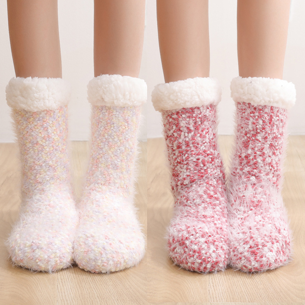 Castillotigo™ Calcetines cálidos para el hogar de otoño e invierno calcetines de alfombra