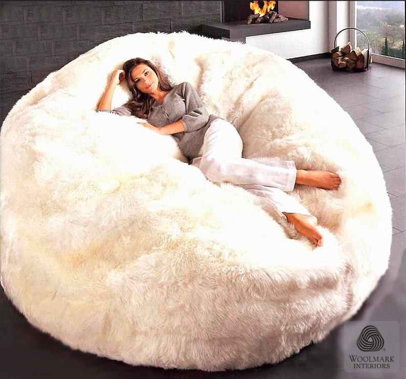 Plush bean bag