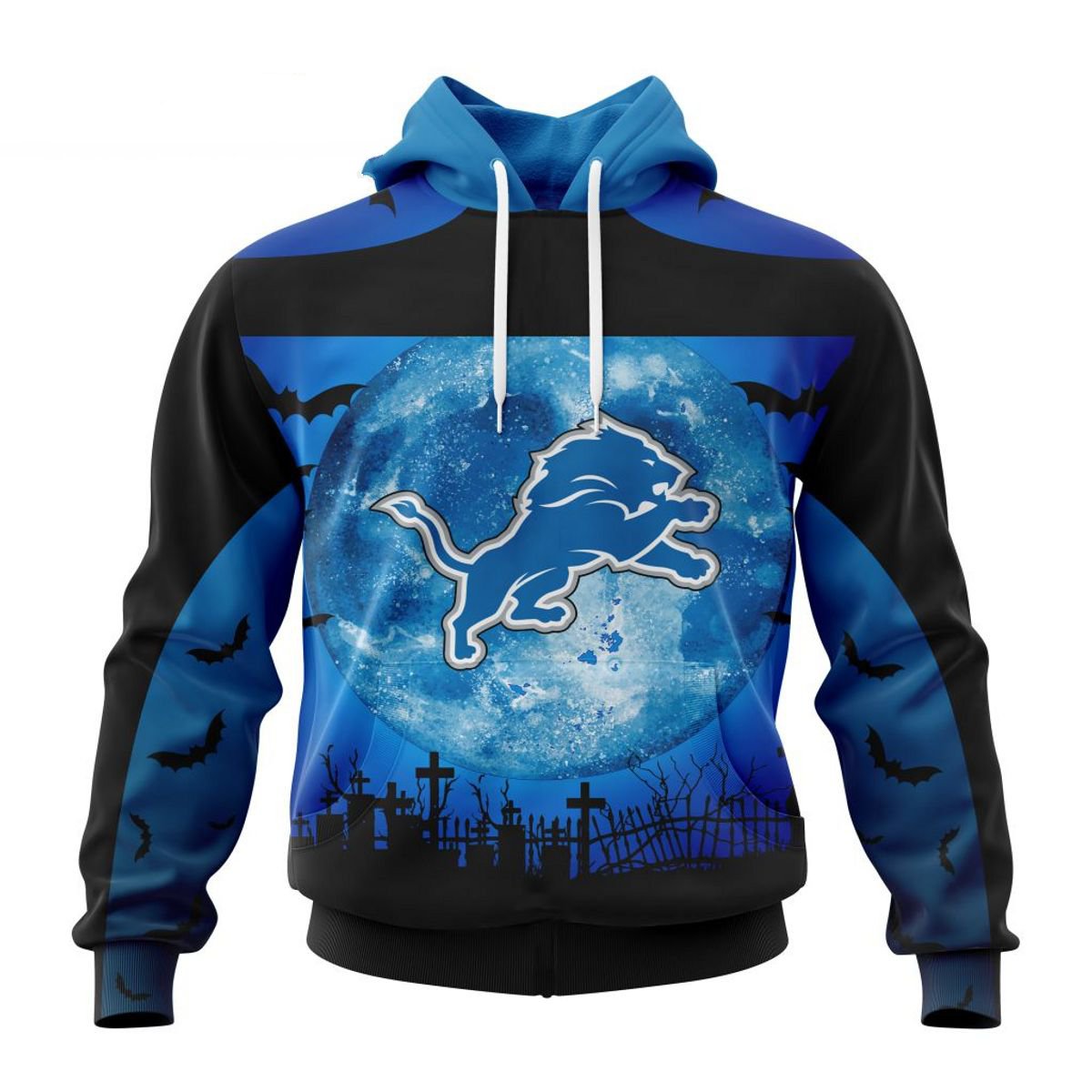 DETROIT LIONS CHAMPS HOODIE 3D T5 - - extreme-honor