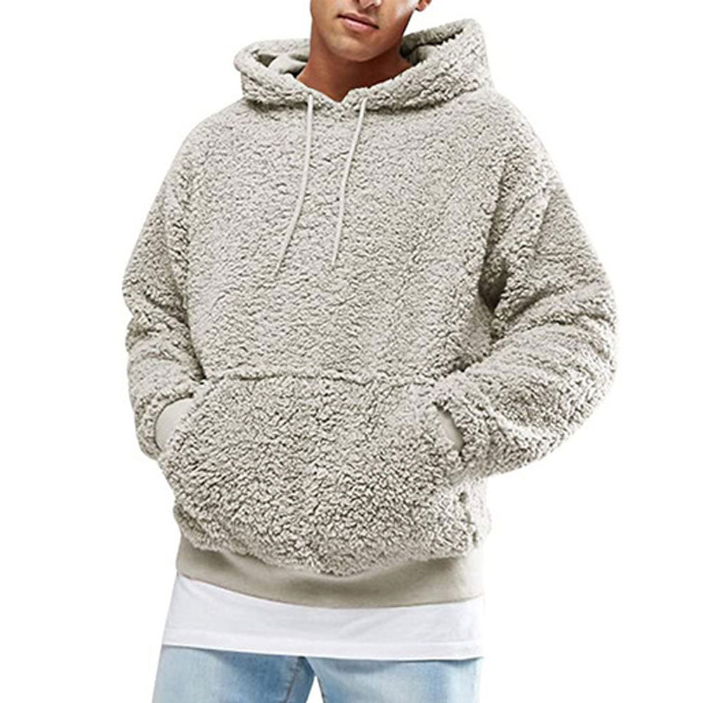 Castillotigo™ Suéter cálido con capucha de lana para hombre de otoño e invierno