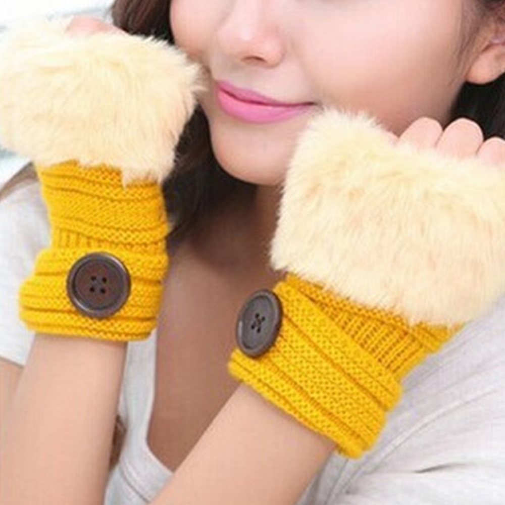 Higomore™ Women's gloves with artificial fur
