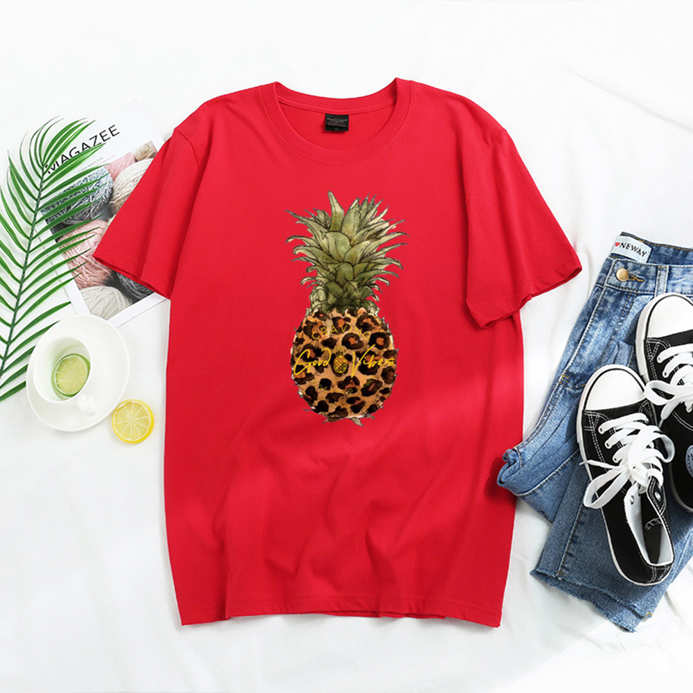 Castillotigo™ Camiseta de piña de leopardo