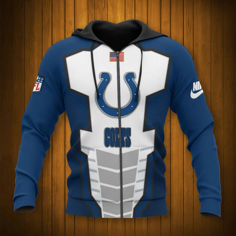 NDIANAPOLIS COLTS 3D HOODIE TTB4312