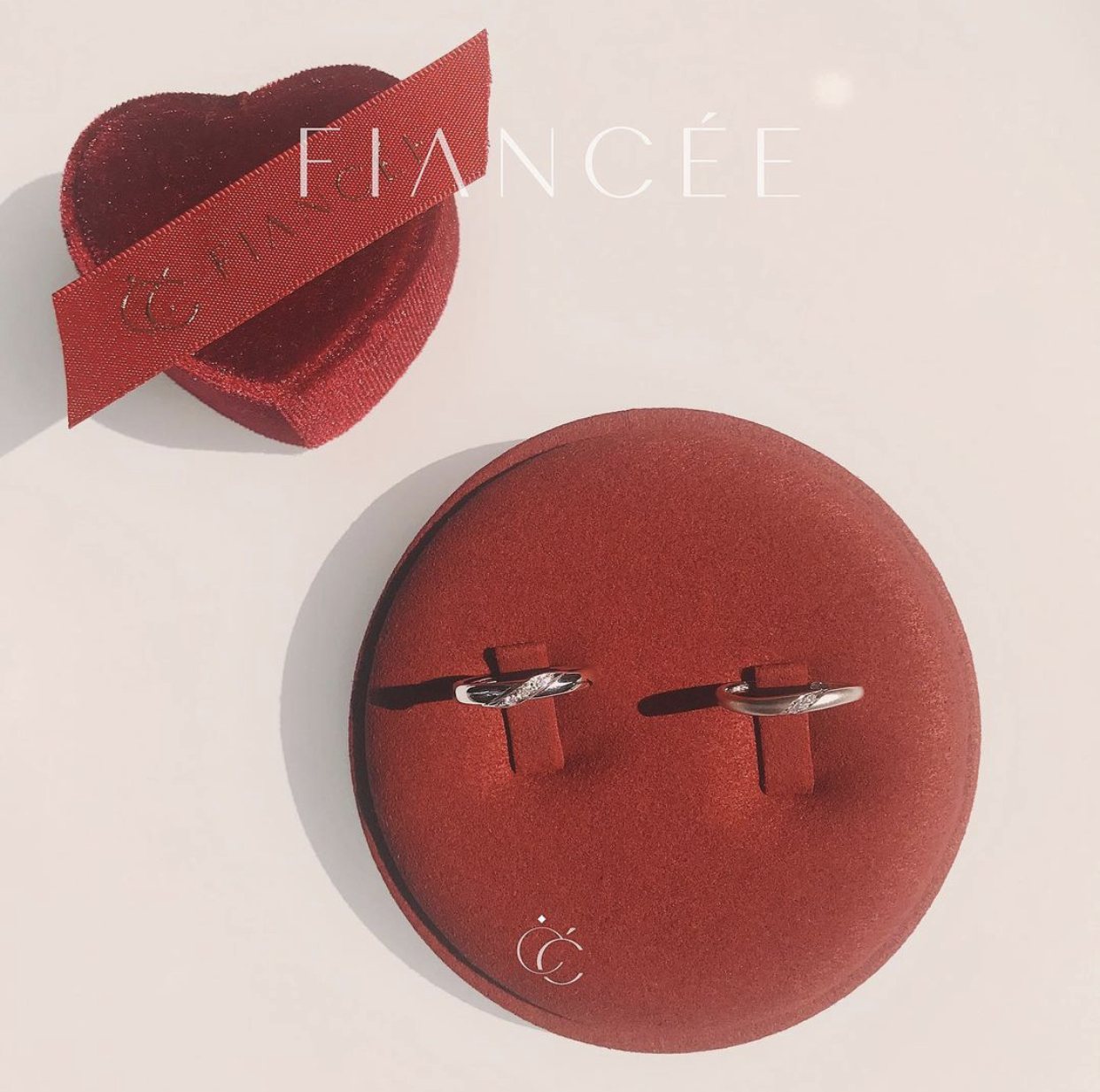 FIANCÉE-Stream Couple Ring