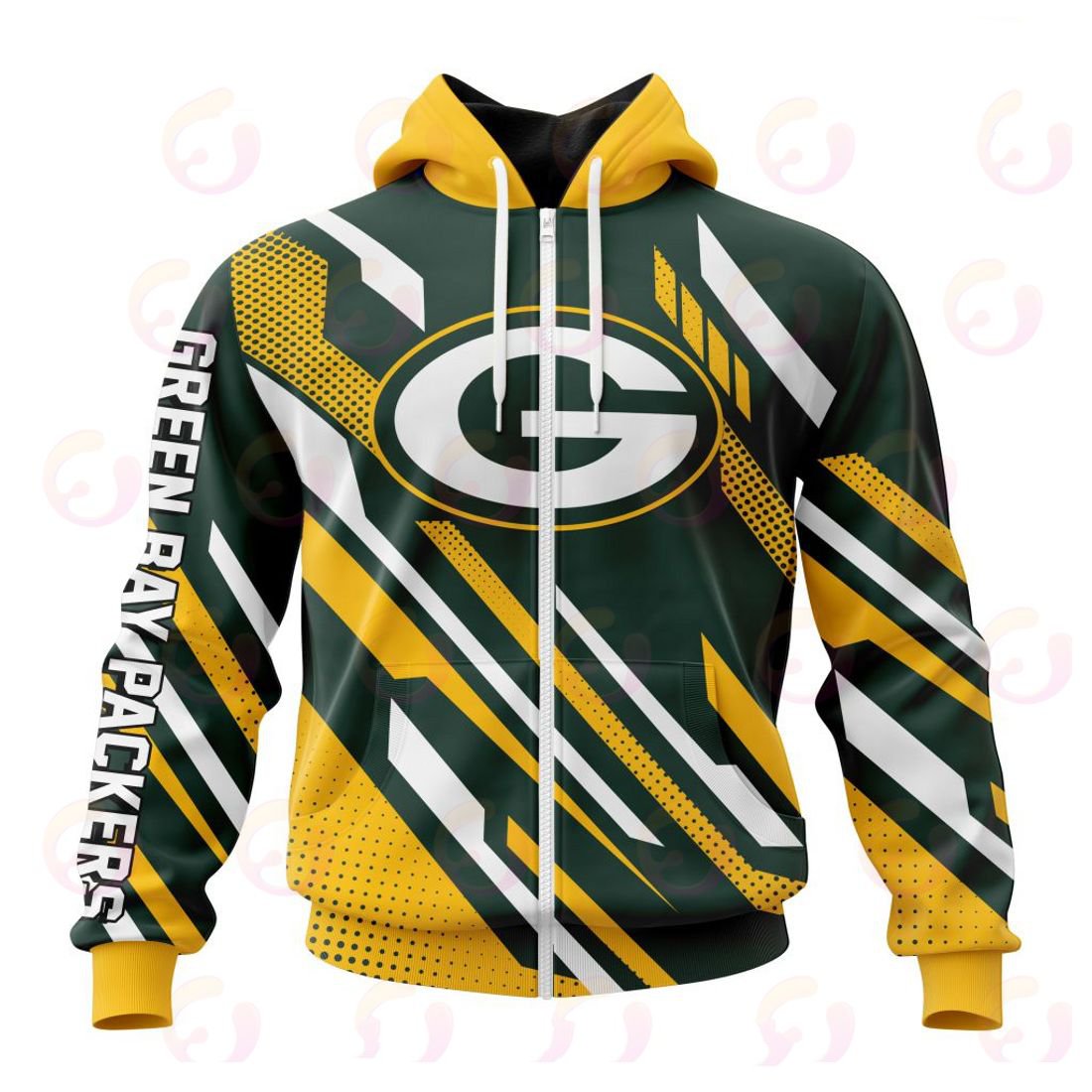 GREEN BAY PACKERS 3D HOODIE SPECIAL MOTOCROSS CONCEPT