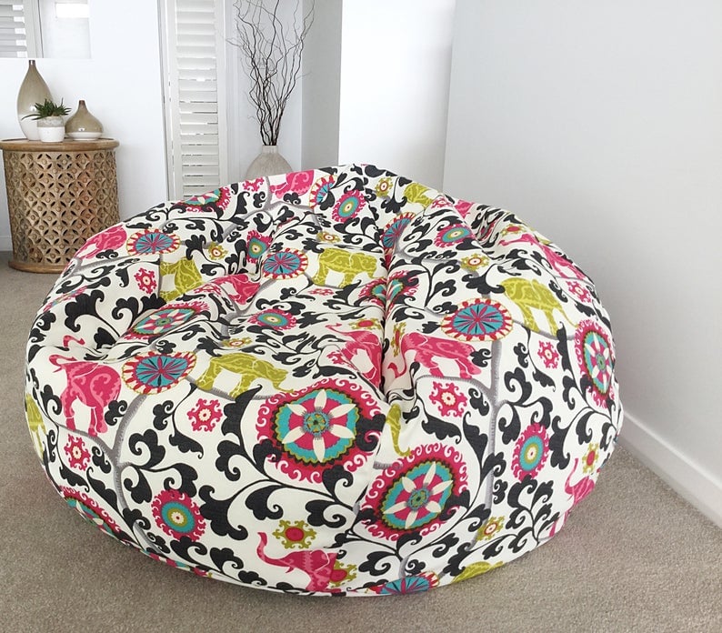 Pattern bean bag