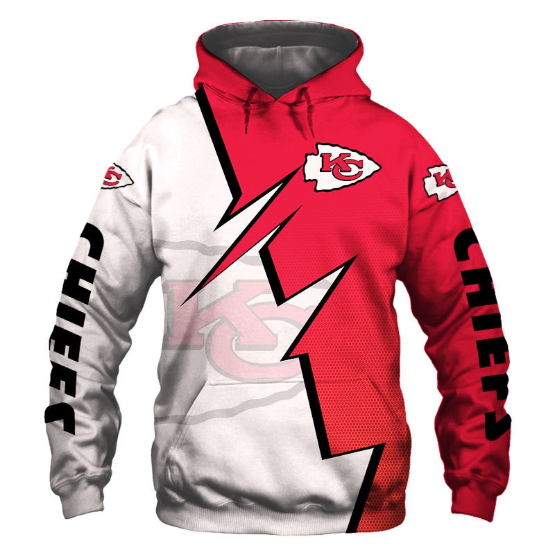 KANSAS CITY CHIEFS 3D HOODIE KKCC009