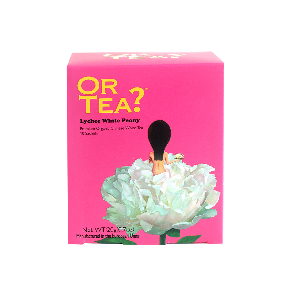 Or Tea Organic Lychee White Peony 10-Sachet Teabag Pillows