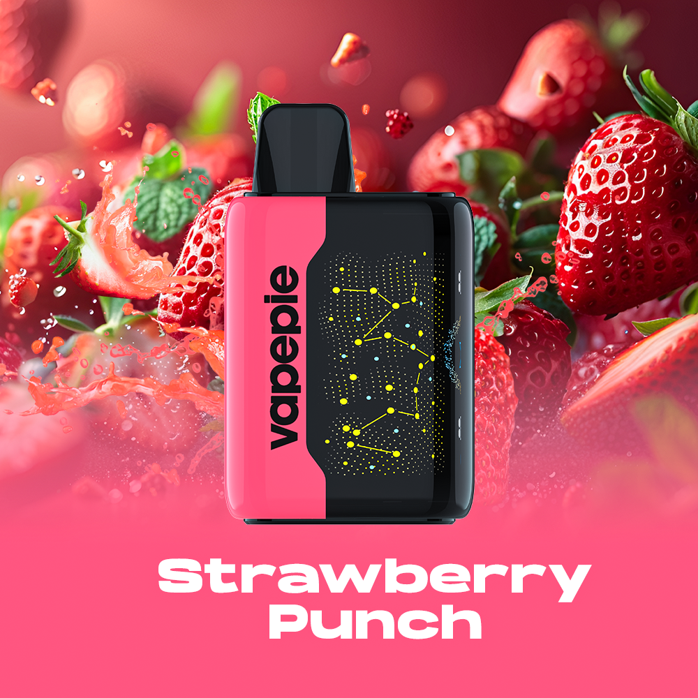 ✨High-Nicotine Vapes✨VAPEPIE 25000 PUFFS - Star Sky Curved Screen