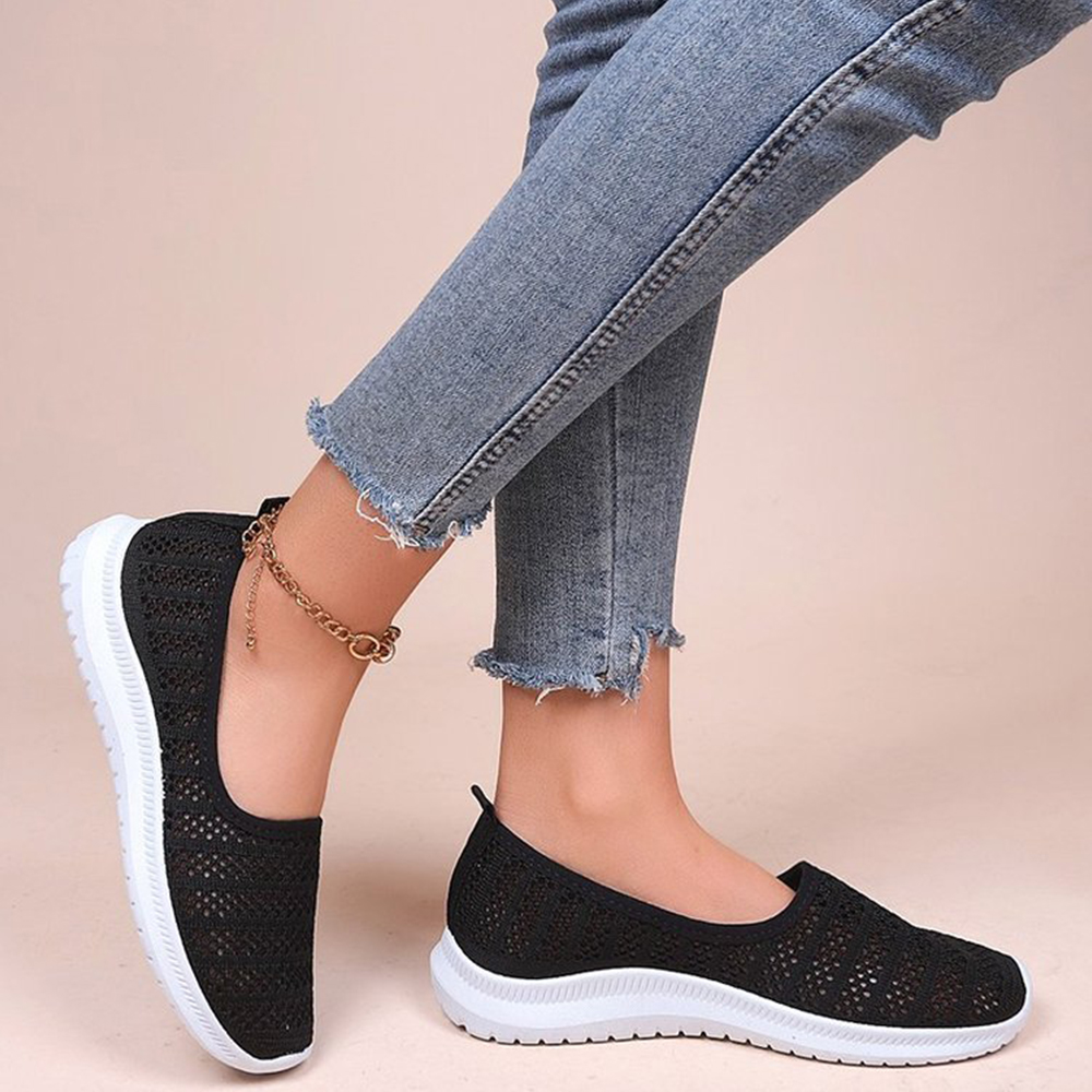 Castillotigo™ Zapatos casuales transpirables de malla de color sólido