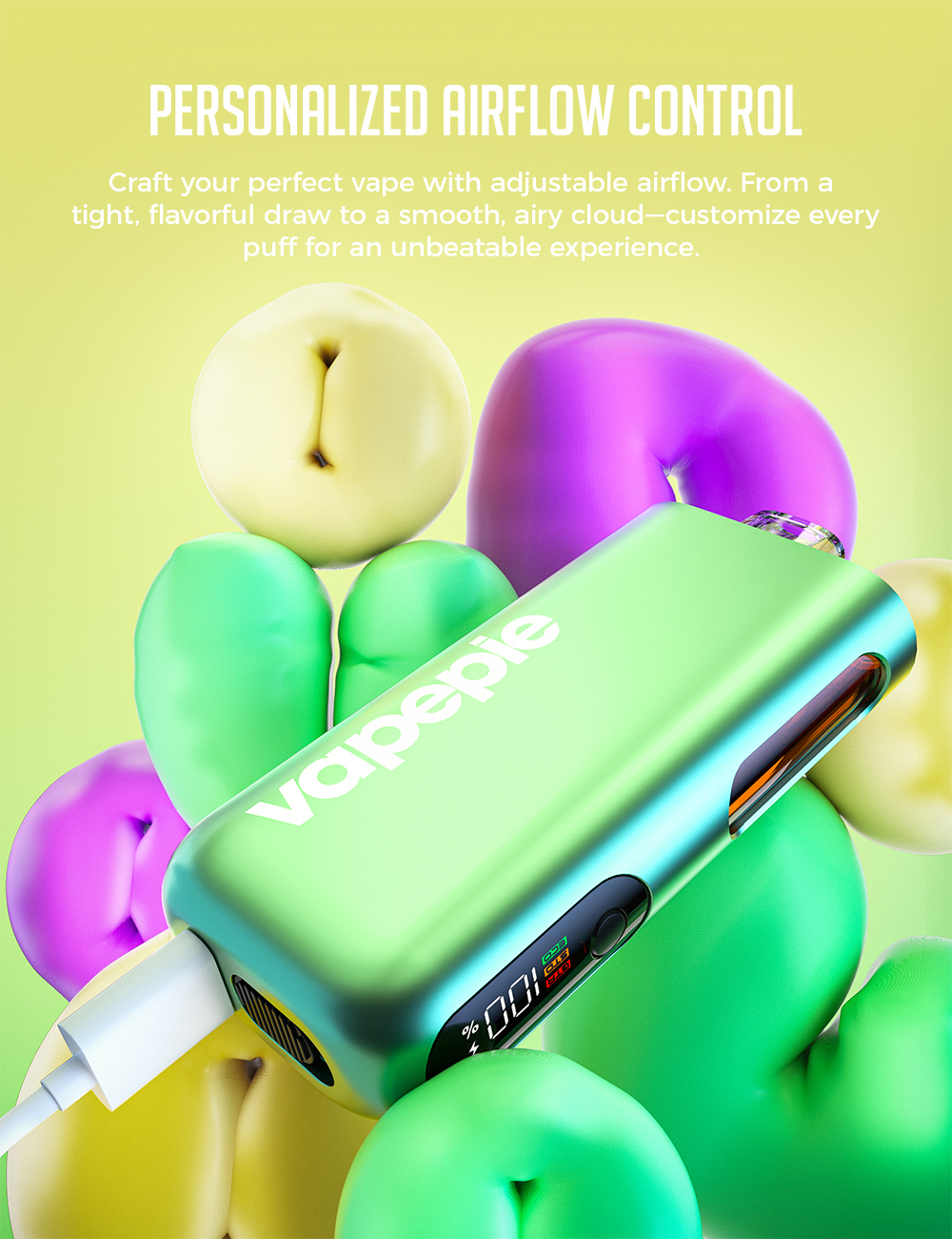 VAPEPIE Max 40000 puff in mano &ndash; design compatto