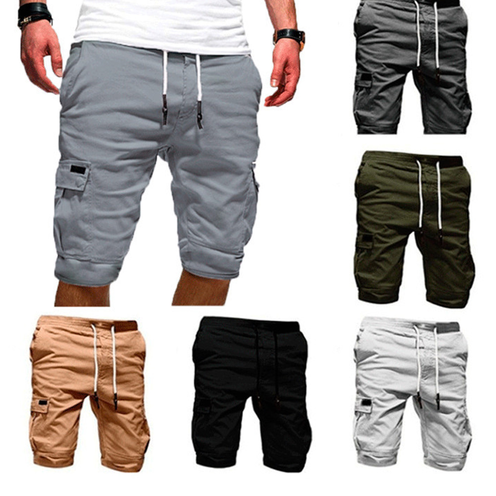 Castillotigo™ Pantalones casuales de cinco puntos con múltiples bolsillos para hombres nuevos de verano