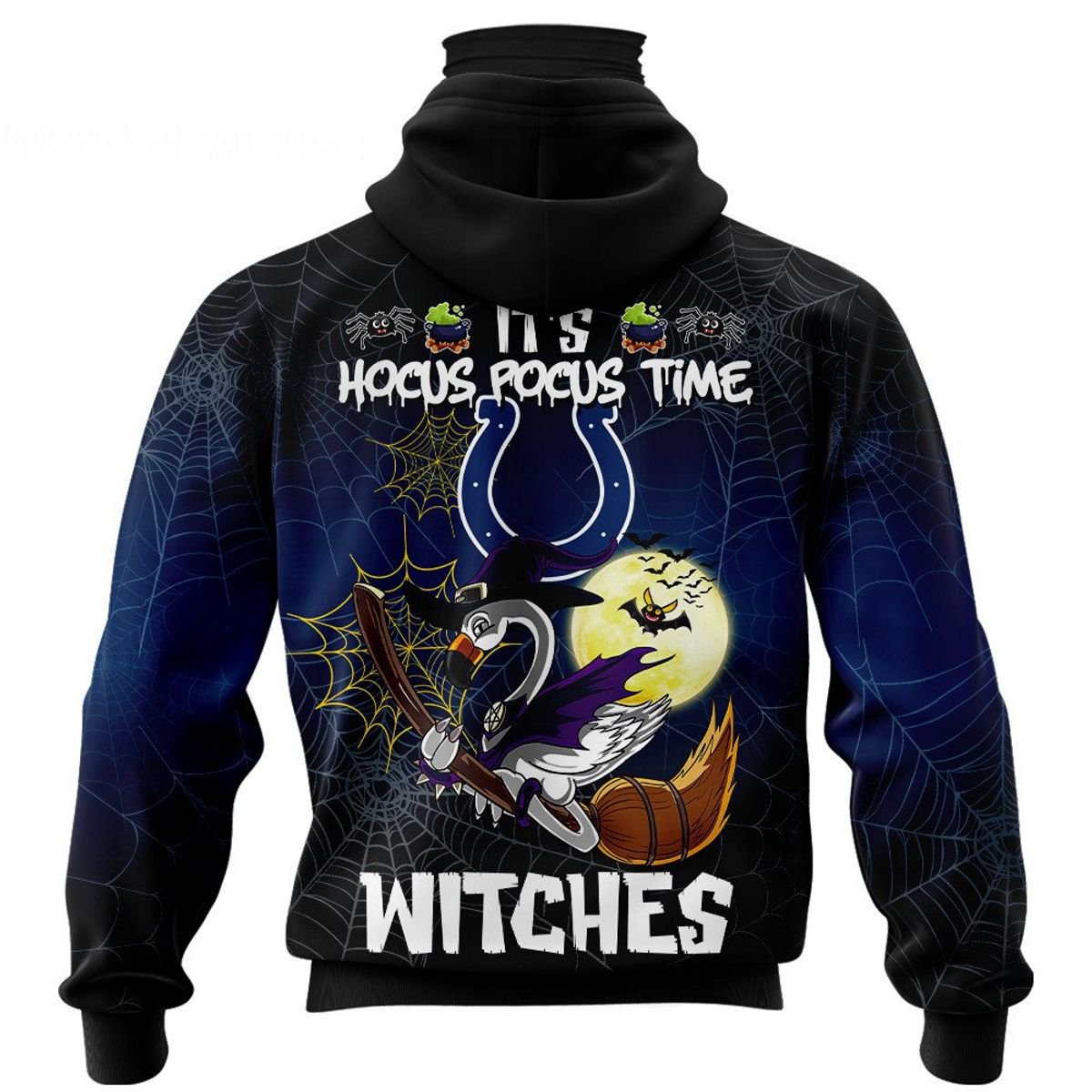 INDIANAPOLIS COLTS 3D HOODIE HALLOWEEN002