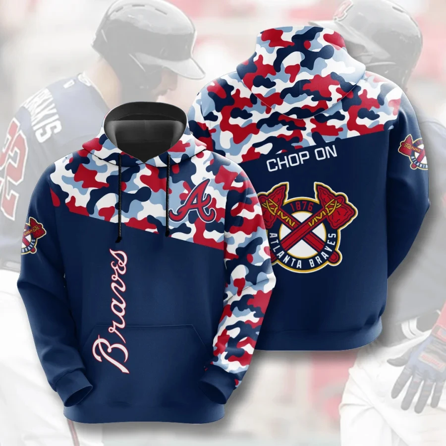 ATLANTA BRAVES 3D HOODIES AB006