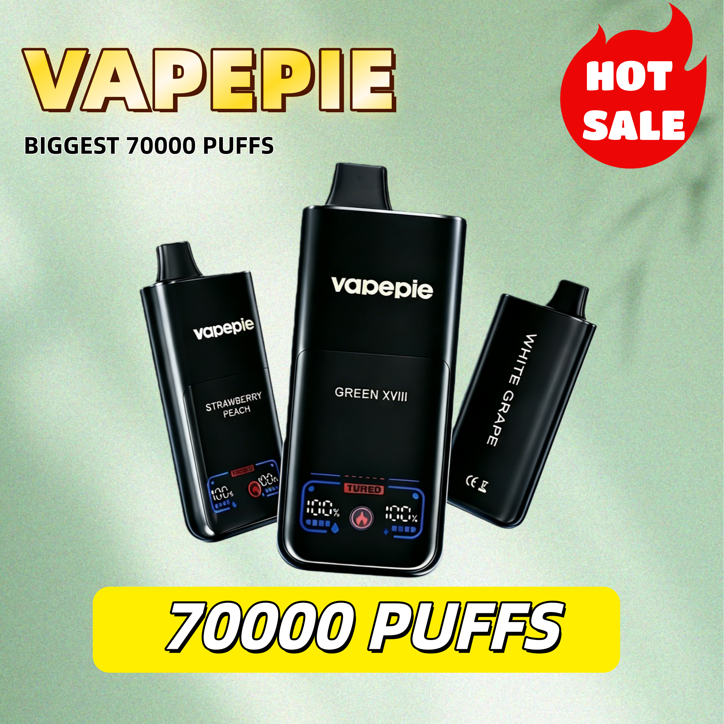 VAPEPIE 70000Puffs Max Cloud Max Run Disposable Vape