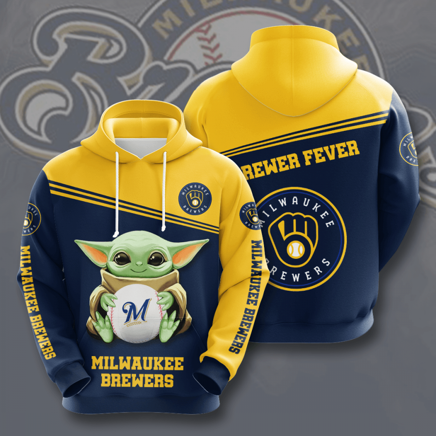 MILWAUKEE BREWERS 3D HOODIES MB013