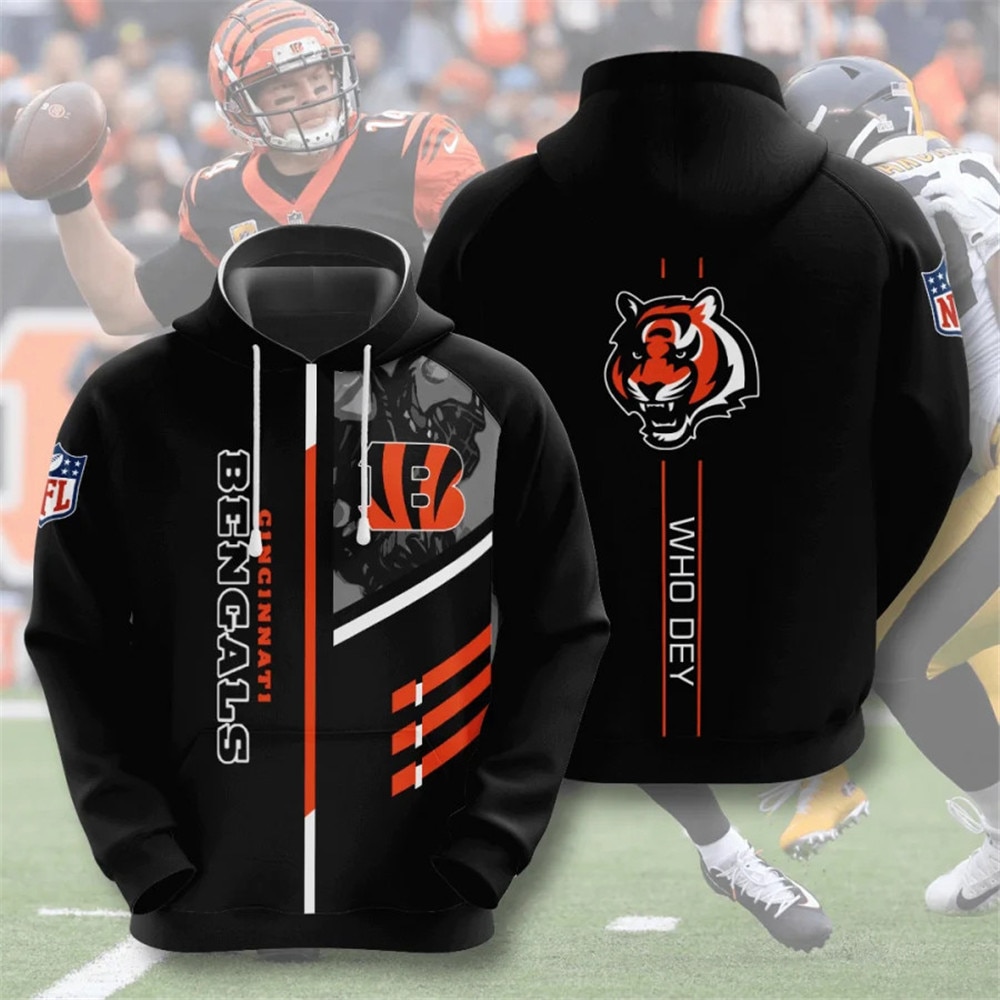 CINCINNATI BENGALS 3D HOODIE CB010