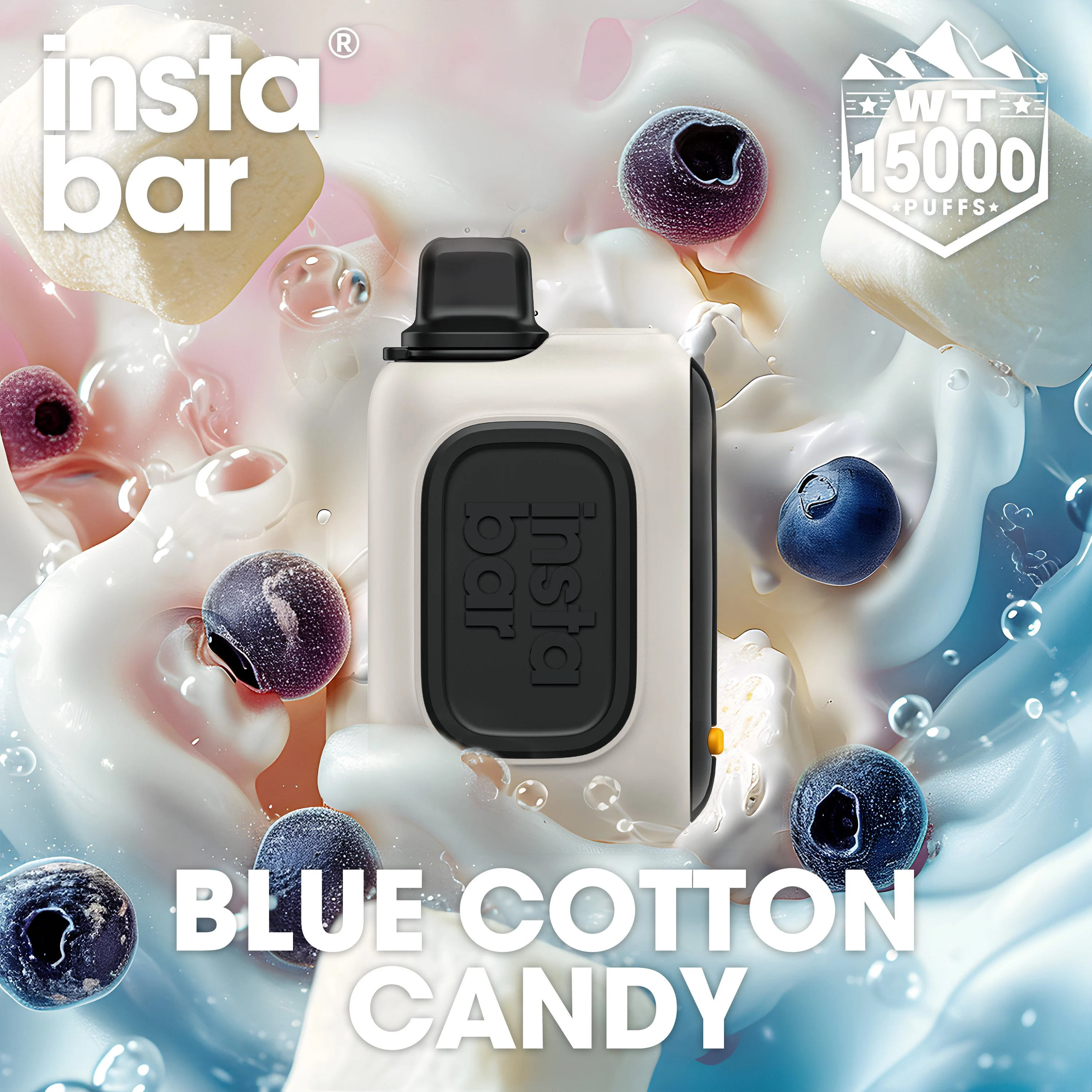 Blue Cotton Candy - INSTABAR WT15000 PUFFS