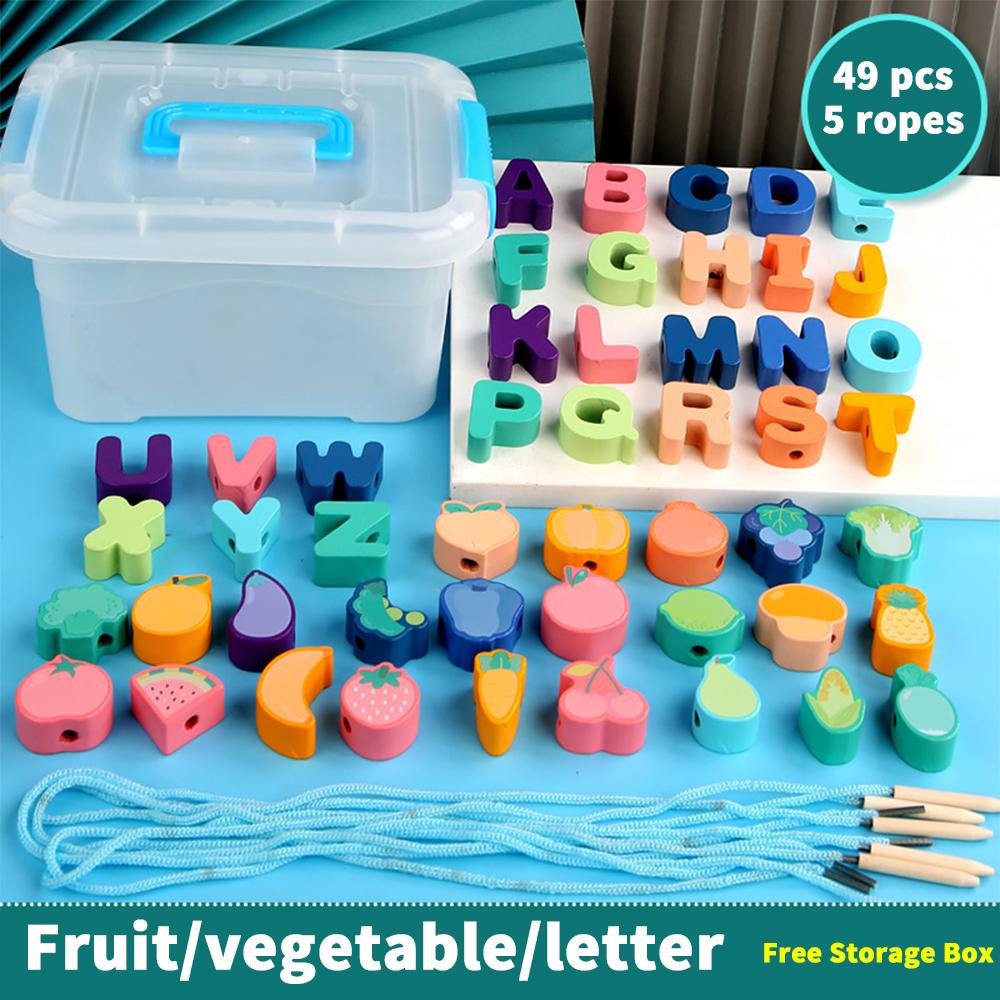 Higomore™ Educational Lacing Beads-Free Storage Box