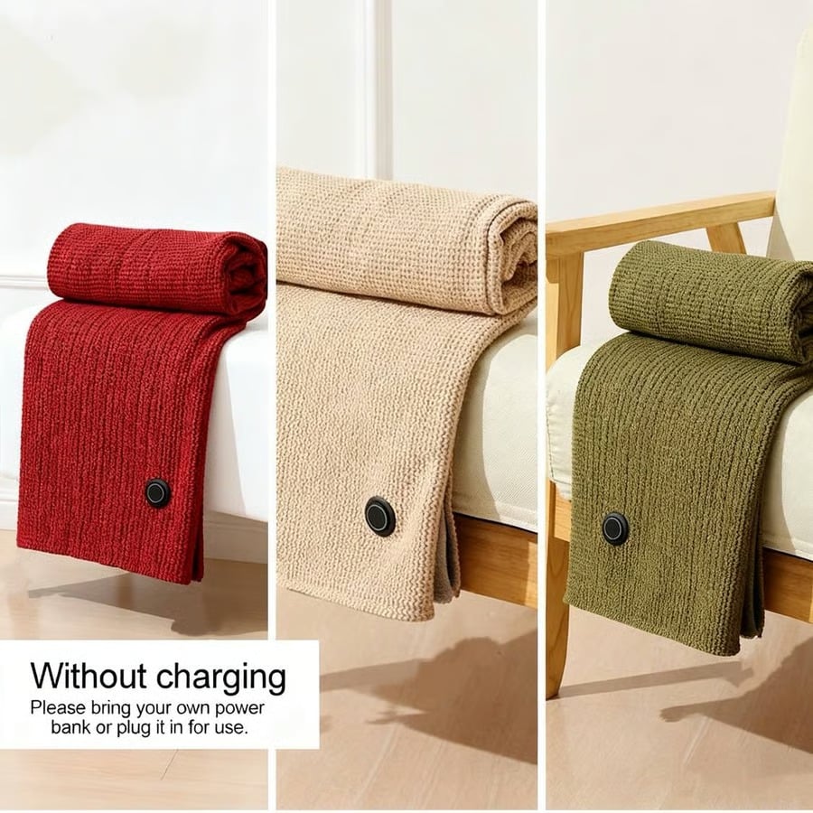 Portable Heated Shawl – Stay Warm Anywhere, Anytime