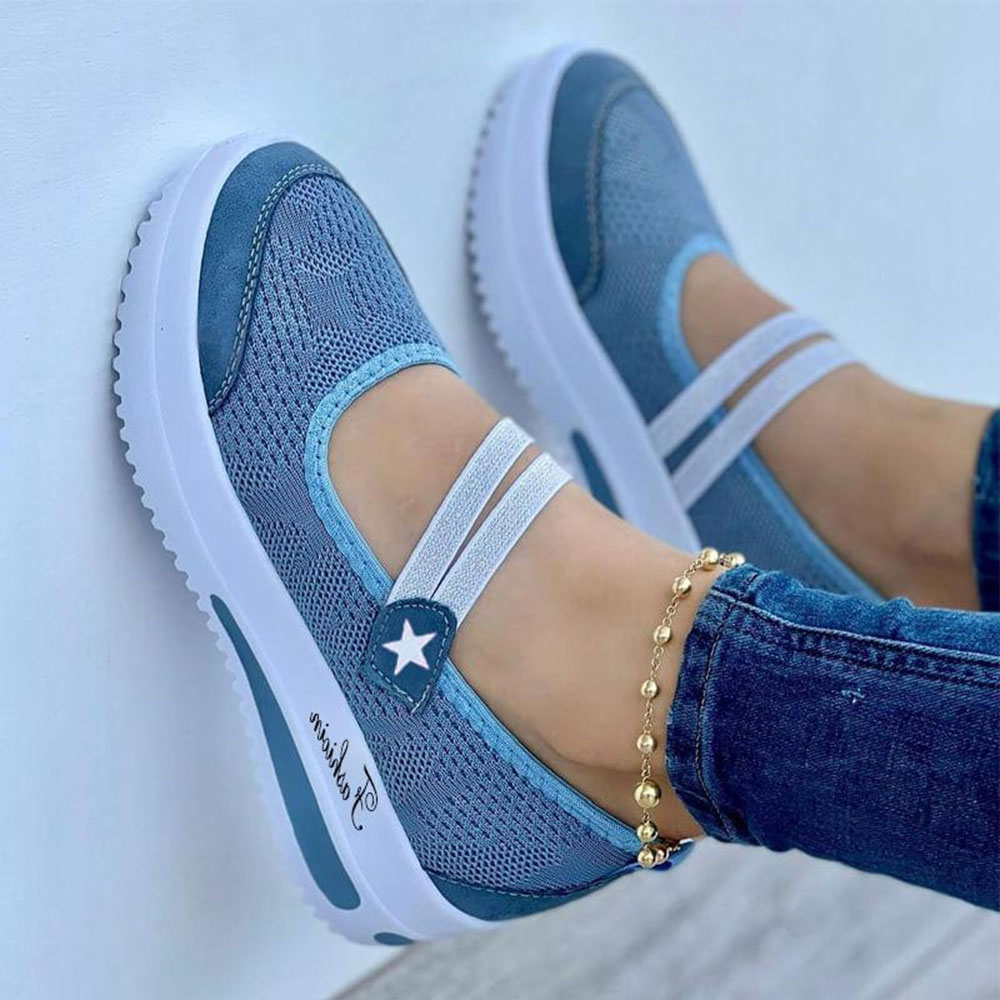 Castillotigo™ 2022 Nuevos zapatos casuales de plataforma con correa elástica