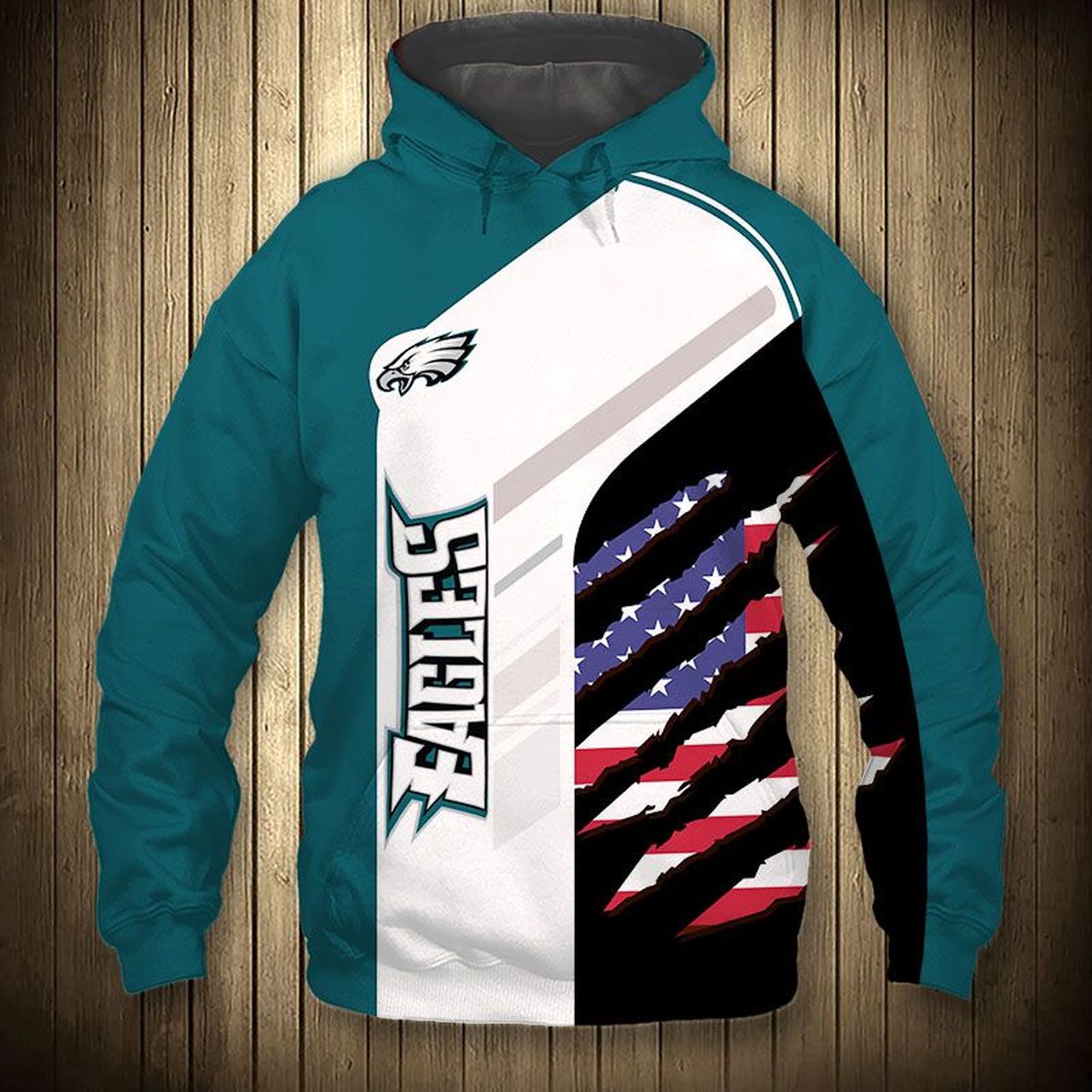 PHILADELPHIA EAGLES 3D HOODIE PPEE022