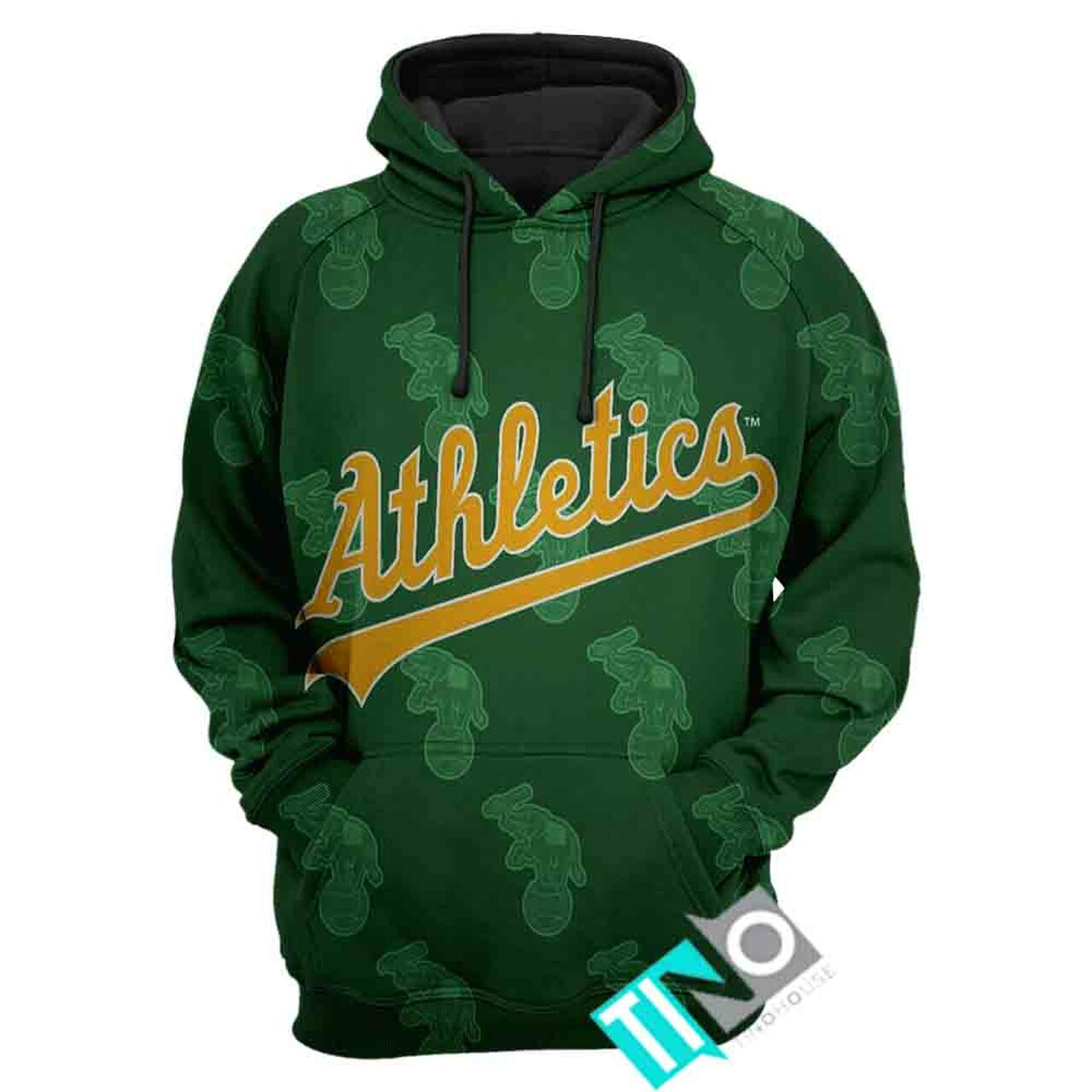 OAKLAND ATHLETICS 3D CASUAL HOODIE 103