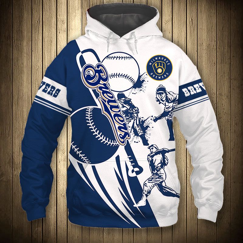 MILWAUKEE BREWERS 3D HOODIES MB008