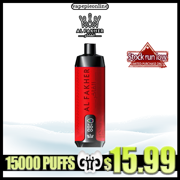 AL FAKHER 15000 Puffs crown bar🎶Listen to the sound of the smoke🎶