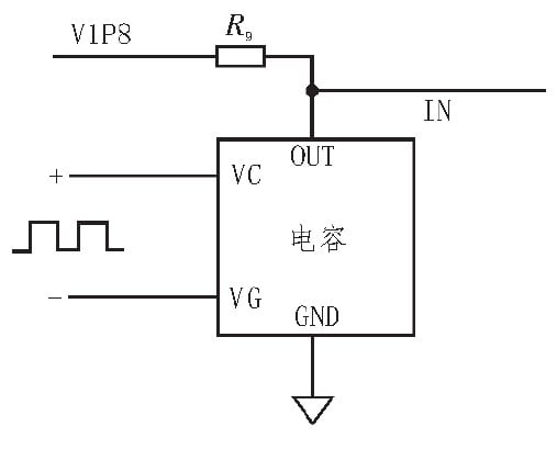 Schematic diagram of capacitor simulation signal generation