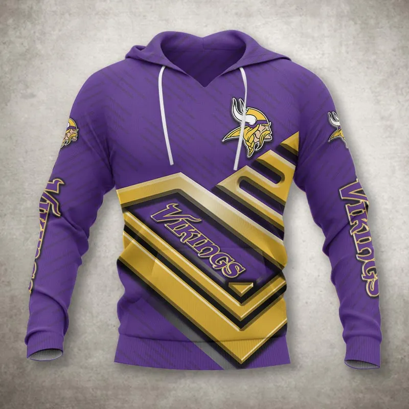 MINNESOTA VIKINGS 3D HOODIE DK4392