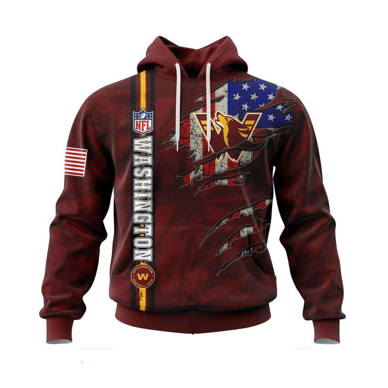 WASHINGTON 3D HOODIE SKULL0802