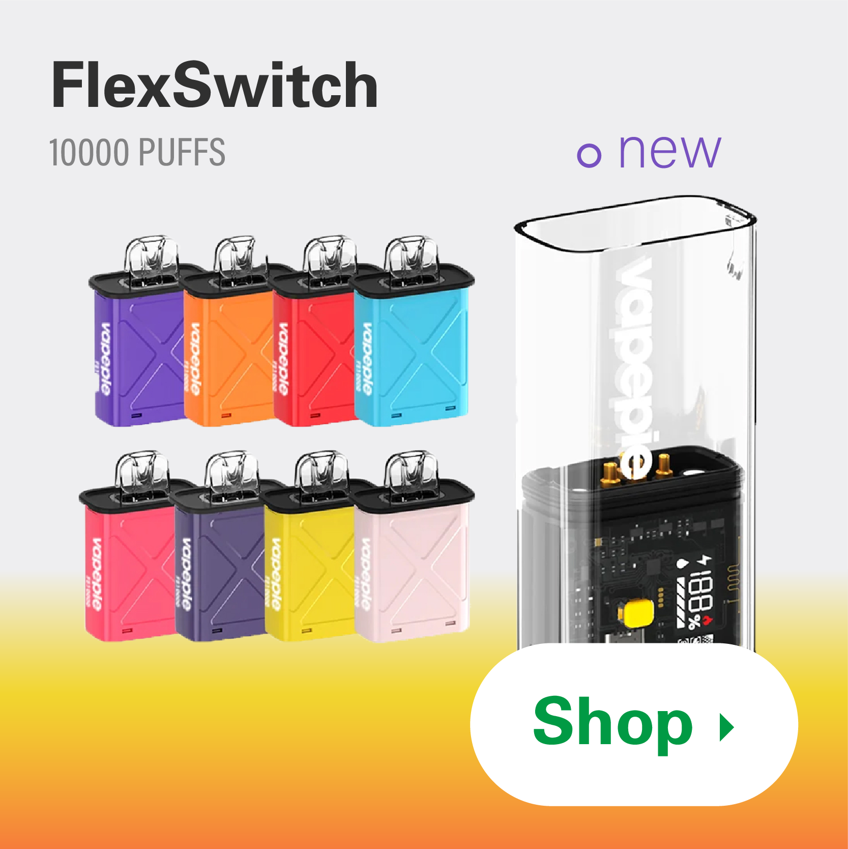 VAPEPIE FlexSwitch 10,000 PUFFS⭐️⭐️⭐️