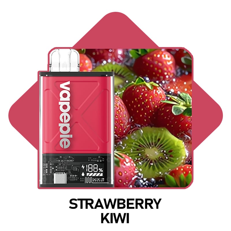 Strawberry Kiwi&VAPEPIE Ultra 12000 PUFFS