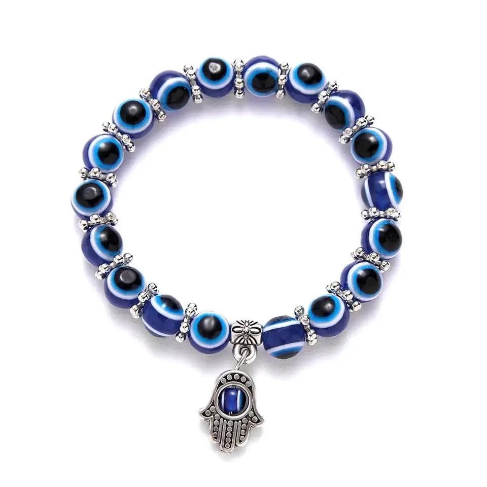 pulsera de ojos azules de moda para mujer