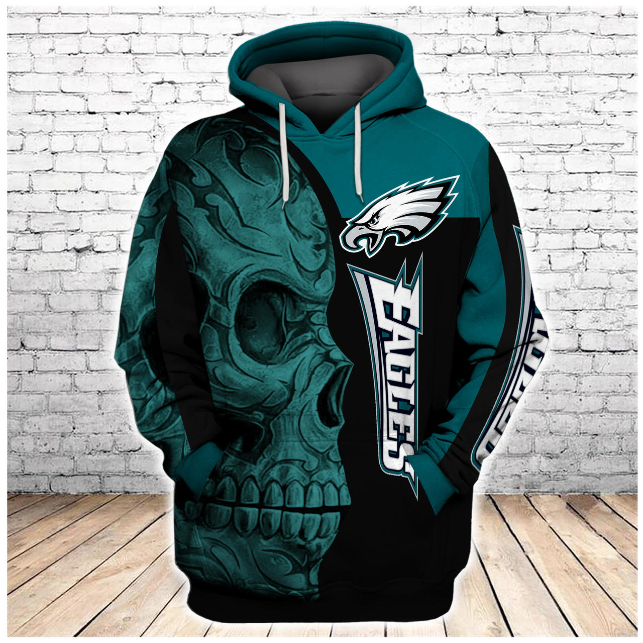 PHILADELPHIA EAGLES 3D HOODIE PPEE015