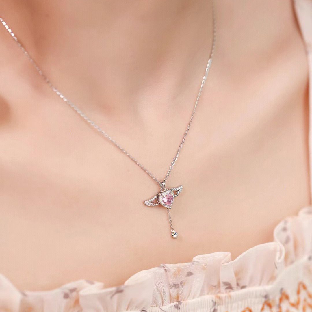 Graduation Season Gift - Cupid Heart Necklace