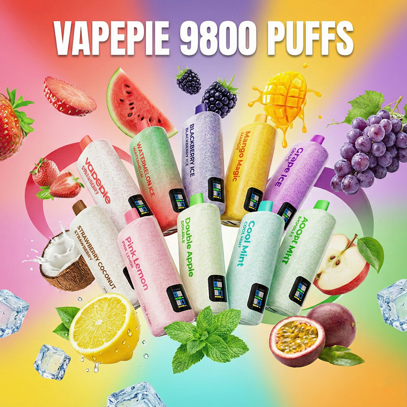 🎄 Christmas Sale 🎶 VAPEPIE 9800 PUFFS – America's favorite choice! 🏆