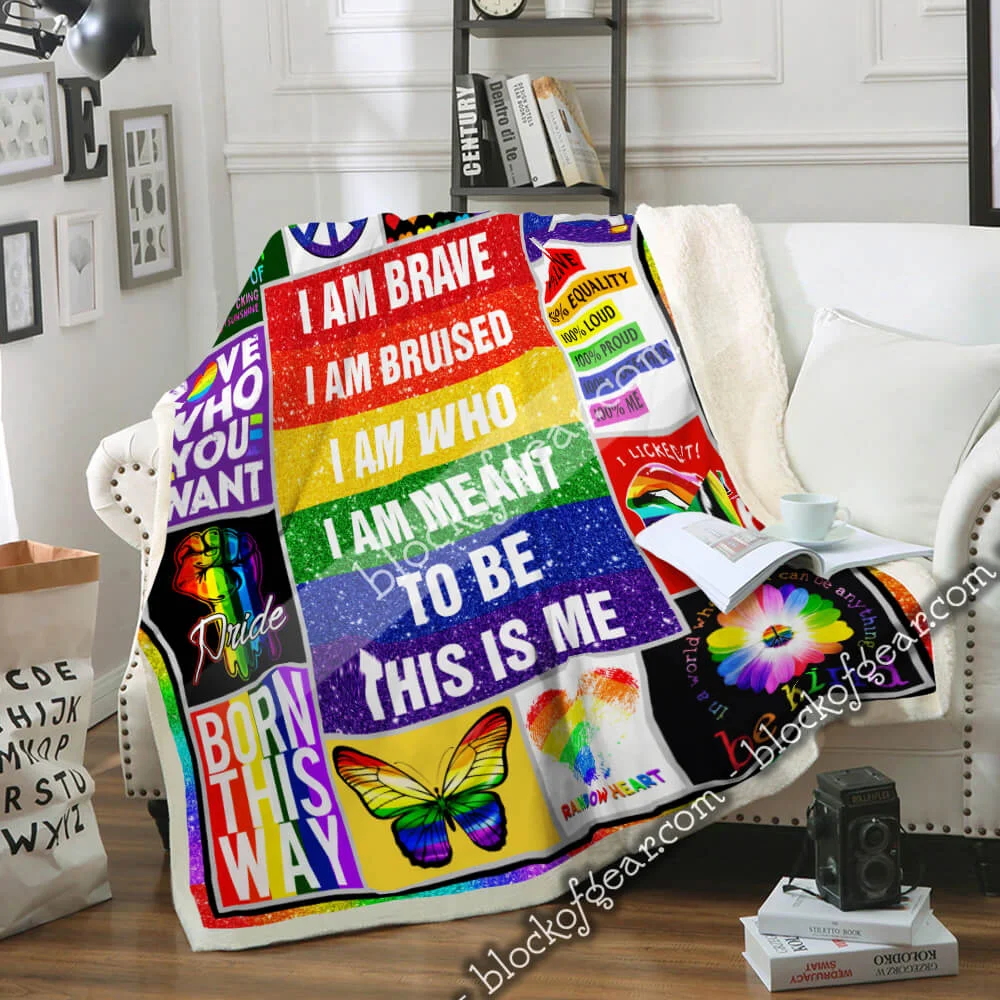 LGBT Pride This Is Me Sofa Throw Blanket THB1765R