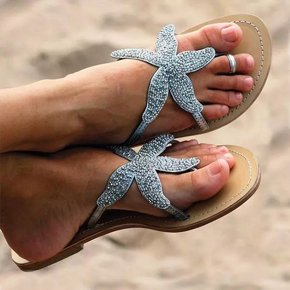 Castillotigo™ Sandalias de playa de verano con estrellas de mar