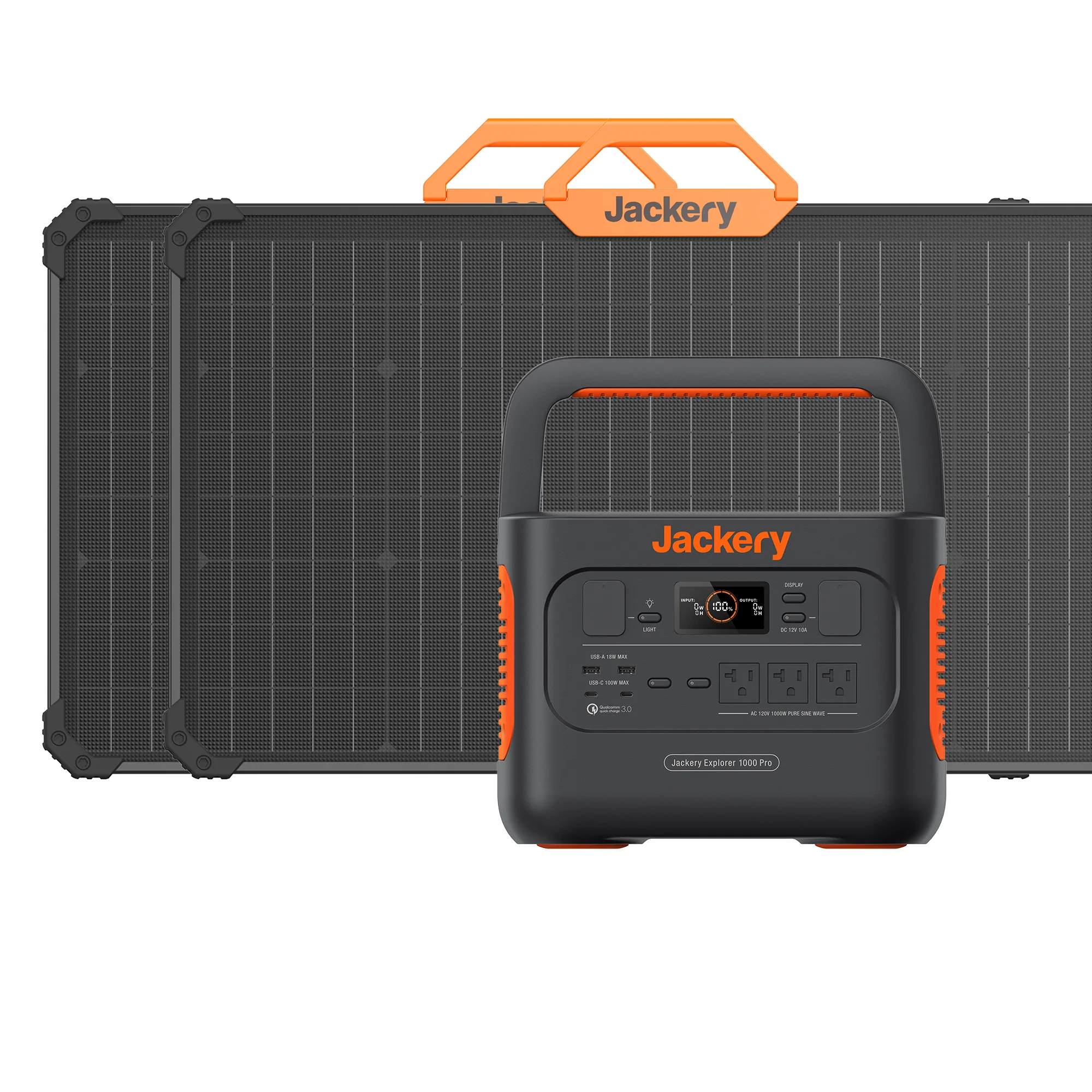 Portable Power Station Explorer 500, 518Wh Outdoor Solar Generator Mobile Lithium Battery Pack with 110V/500W AC Outlet (Solar Panel Optional) for Home Use, Emergency Backup,Road Trip Camping