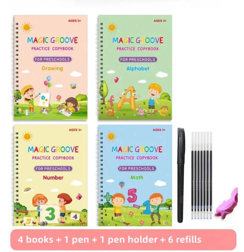 ⚡MAGIC GROOVETM Practice Copybook