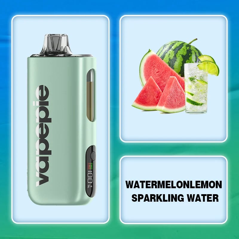 Wassermelone Zitrone Sprudelwasser