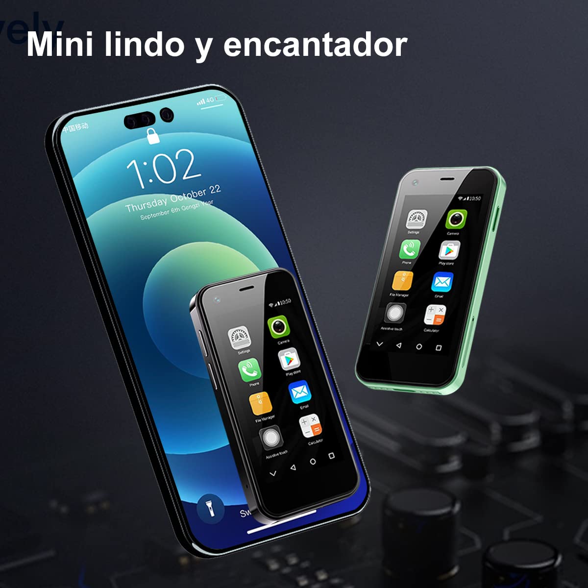 Promoción del último día-P40 mini teléfono ultracompacto de 2,5 pulgadas dual sim